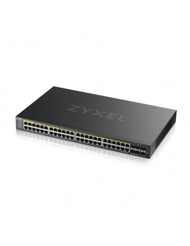 Zyxel GS2220-50HP-EU0101F switch Gestionado L2 Gigabit Ethernet (10 100 1000) Energía sobre Ethernet (PoE) Negro