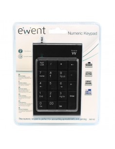 Ewent EW3102 teclado numérico PC servidor USB Negro 2