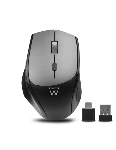Ewent EW3245 ratón mano derecha RF inalámbrico Óptico 2400 DPI