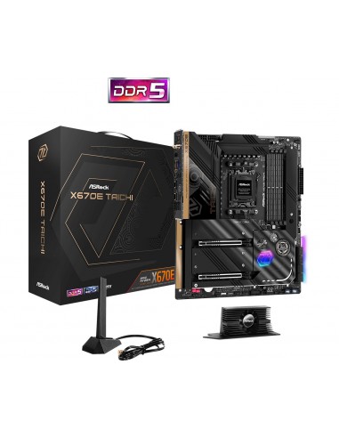 Asrock X670E TAICHI AMD X670 Zócalo AM5 ATX extendida