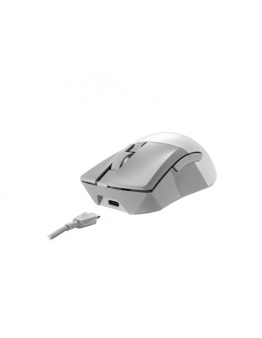 ASUS ROG Gladius III Wireless Aimpoint White ratón mano derecha RF Wireless + Bluetooth + USB Type-A Óptico 36000 DPI