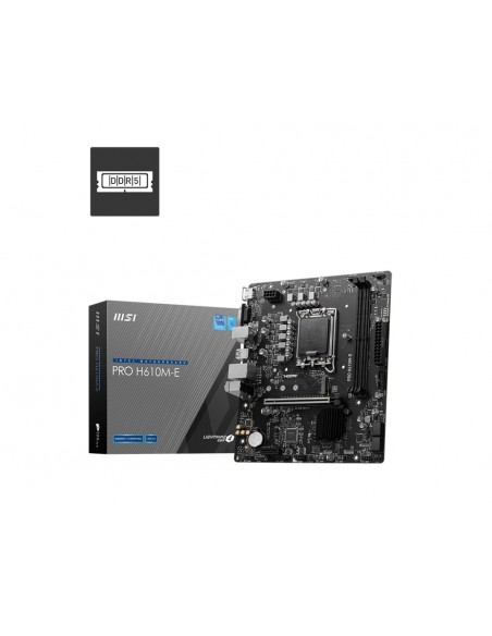 MSI PRO H610M-E placa base Intel H610 LGA 1700 micro ATX