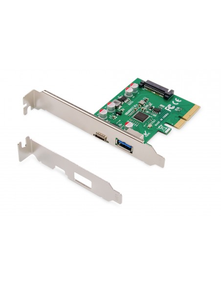 Digitus Tarjeta PCIe, USB Type-C™ + USB-A