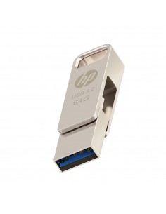 PNY HPFD206C-64 unidad flash USB 64 GB USB Type-A   USB Type-C 3.2 Gen 2 (3.1 Gen 2) Plata