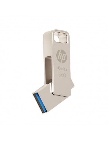 PNY HPFD206C-64 unidad flash USB 64 GB USB Type-A   USB Type-C 3.2 Gen 2 (3.1 Gen 2) Plata
