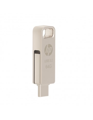 PNY HPFD206C-64 unidad flash USB 64 GB USB Type-A   USB Type-C 3.2 Gen 2 (3.1 Gen 2) Plata