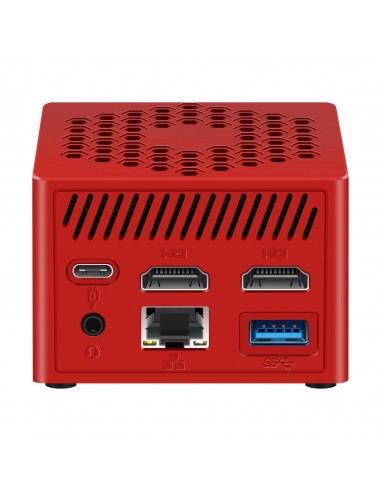 Leotec MiniPC N100 12GB 256GB Rojo