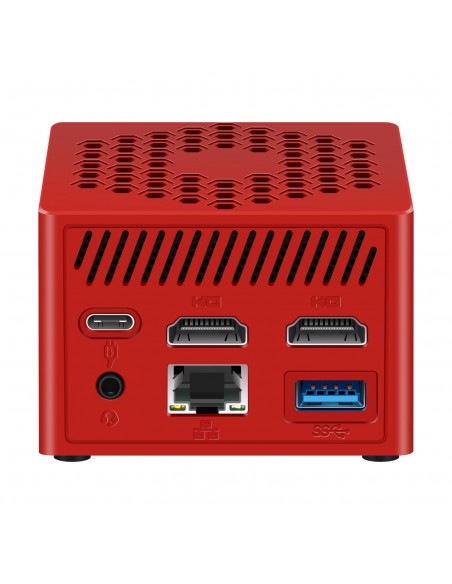 Leotec MiniPC N100 12GB 256GB Rojo