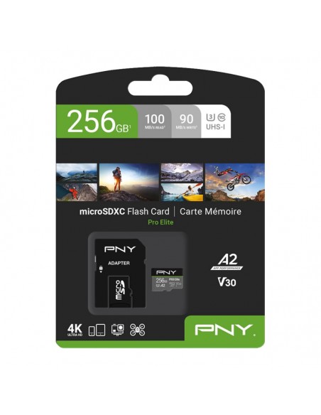 PNY P-SDU256V32100PRO-GE memoria flash 256 GB MicroSDXC UHS-I Clase 10