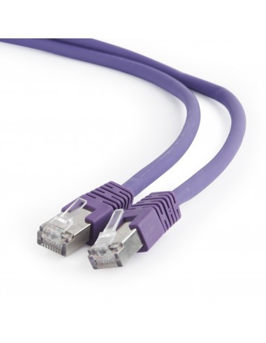 Gembird PP6A-LSZHCU-V-1M cable de red Violeta Cat6a S FTP (S-STP)