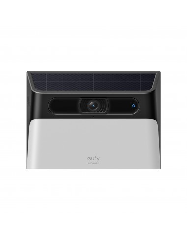 Eufy Cámara solar con luz de pared Security S120, cámara solar inalámbrica exterior, cámara 2K, energía inagotable, luz