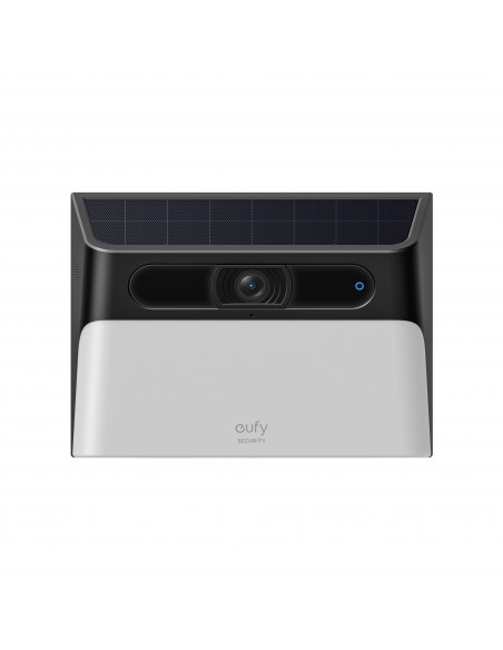 Eufy Cámara solar con luz de pared Security S120, cámara solar inalámbrica exterior, cámara 2K, energía inagotable, luz