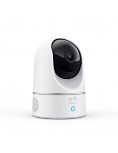 Eufy Security Indoor CAM 2K Pan & Tilt, Camara vigilancia WiFi Interior, Reconocimiento de Personas, con Asistente de Voz, 2