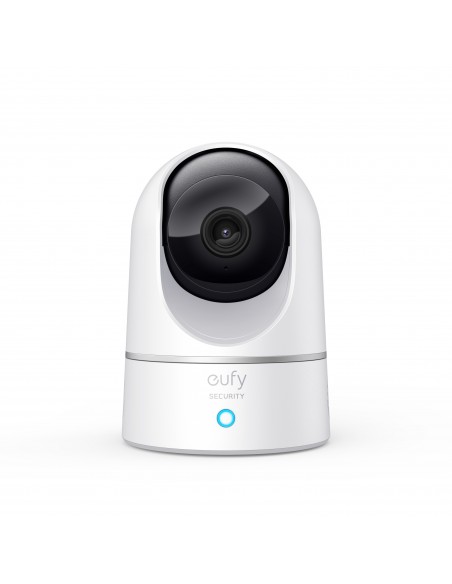 Eufy Security Indoor CAM 2K Pan & Tilt, Camara vigilancia WiFi Interior, Reconocimiento de Personas, con Asistente de Voz,