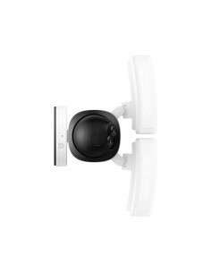 Eufy Security Floodlight Camera E340 con cable, giro de 360° e inclinación, grabación ininterrumpida, Wi-Fi de doble banda, 2
