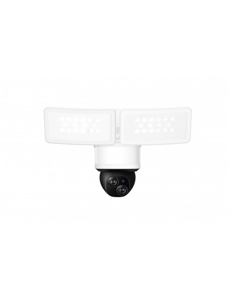 Eufy Security Floodlight Camera E340 con cable, giro de 360° e inclinación, grabación ininterrumpida, Wi-Fi de doble banda,