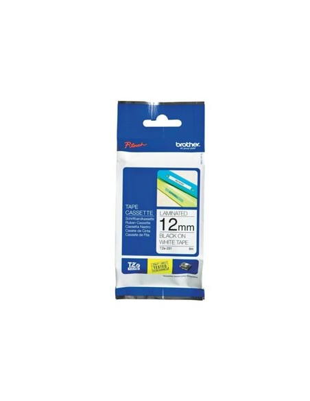 Brother TZEN231 cinta para impresora de etiquetas Negro sobre blanco TZ Brother TZEN231 cinta para impresora de etiquetas Negro sobre blanco TZ