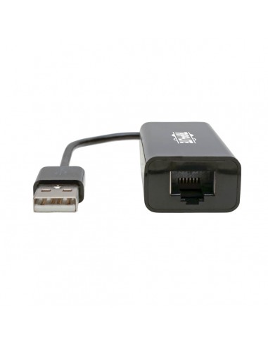 Tripp Lite U236-000-R Adaptador USB 2.0 Ethernet NIC - 10 100 Mbps, RJ45, Negro