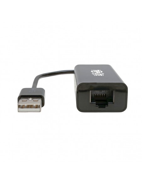 Tripp Lite U236-000-R Adaptador USB 2.0 Ethernet NIC - 10 100 Mbps, RJ45, Negro
