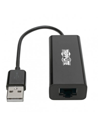 Tripp Lite U236-000-R Adaptador USB 2.0 Ethernet NIC - 10 100 Mbps, RJ45, Negro