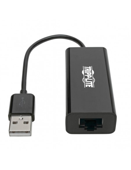 Tripp Lite U236-000-R Adaptador USB 2.0 Ethernet NIC - 10 100 Mbps, RJ45, Negro