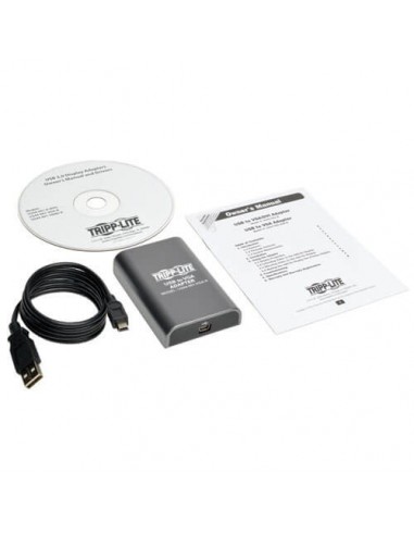 Tripp Lite U244-001-VGA-R Adaptador para Dos Monitores USB 2.0 a VGA, 128 MB SDRAM, 1920 x 1080 (1080p) @ 60 Hz