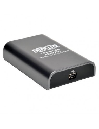 Tripp Lite U244-001-VGA-R Adaptador para Dos Monitores USB 2.0 a VGA, 128 MB SDRAM, 1920 x 1080 (1080p) @ 60 Hz