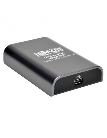 Tripp Lite U244-001-VGA-R Adaptador para Dos Monitores USB 2.0 a VGA, 128 MB SDRAM, 1920 x 1080 (1080p) @ 60 Hz