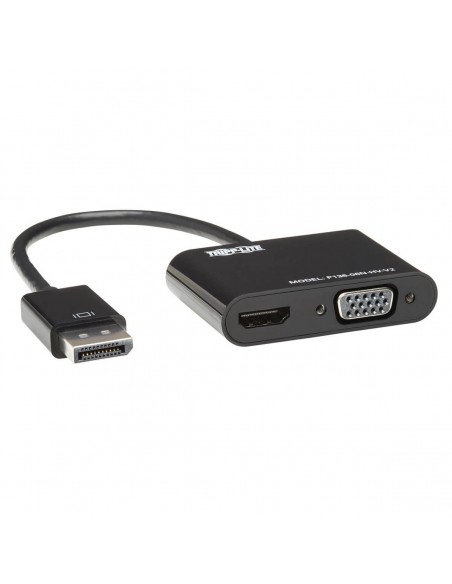 Tripp Lite P136-06N-HV-V2 Adaptador Convertidor Todo en Uno DisplayPort a VGA HDMI, DP ver 1.2, 4K 30 Hz HDMI