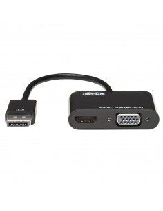 Tripp Lite P136-06N-HV-V2 Adaptador Convertidor Todo en Uno DisplayPort a VGA HDMI, DP ver 1.2, 4K 30 Hz HDMI 2