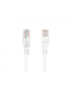 Lanberg PCU5-10CC-0025-W cable de red Blanco 0,25 m Cat5e U UTP (UTP) 2