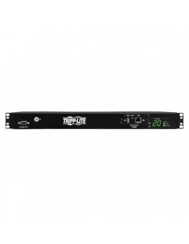 Tripp Lite PDUMH20HVATNET PDU Monofásico Controlable con Switch de Transferencia Automática 3.8kW, 2 Entradas C20 de 200-240V,