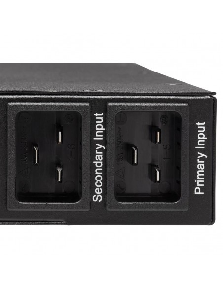 Tripp Lite PDUMH20HVATNET PDU Monofásico Controlable con Switch de Transferencia Automática 3.8kW, 2 Entradas C20 de 200-240V,