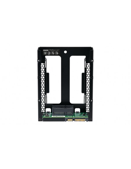QNAP QDA-A2AR caja para disco duro externo Carcasa de disco duro SSD Negro 2.5"