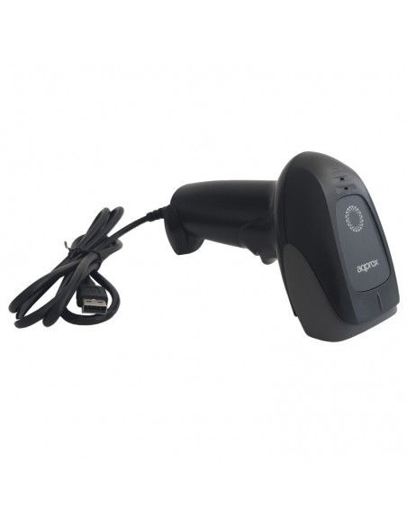 Approx appLS22 Lector de códigos de barras portátil 1D 2D Negro