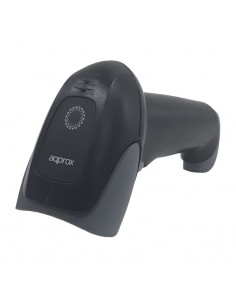 Approx appLS22WS Lector de códigos de barras portátil 1D 2D Negro 2