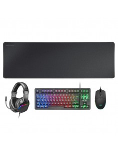 Mars Gaming MCP-RGB3 teclado Ratón incluido USB QWERTY Español Negro