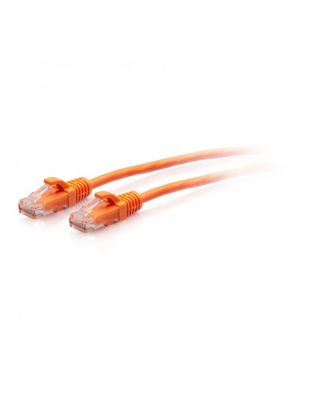 C2G Cable de conexión Ethernet delgado sin apantallar (UTP) con protección antienganche Cat6a de 1,5 m - Naranja C2G Cable de conexión Ethernet delgado sin apantallar (UTP) con protección antienganche Cat6a de 1,5 m - Naranja