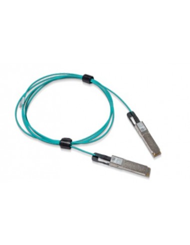 Nvidia MFS1S00-H005V cable de fibra optica 5 m QSFP56 Negro, Azul