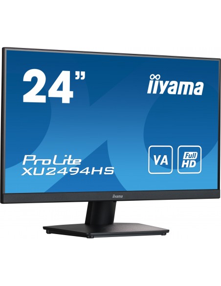 iiyama ProLite XU2494HS-B2 pantalla para PC 60,5 cm (23.8") 1920 x 1080 Pixeles Full HD LED Negro