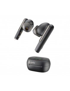 POLY Voyager Free 60+ UC Auriculares Inalámbrico Dentro de oído Llamadas Música USB tipo A Bluetooth Negro