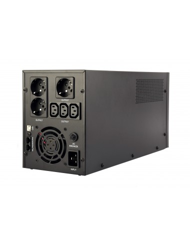 Gembird EG-UPS-036 sistema de alimentación ininterrumpida (UPS) Línea interactiva 3 kVA 1800 W 6 salidas AC