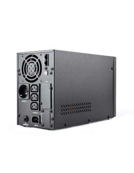Gembird EG-UPS-PS1000-01 sistema de alimentación ininterrumpida (UPS) Línea interactiva 1 kVA 800 W 4 salidas AC