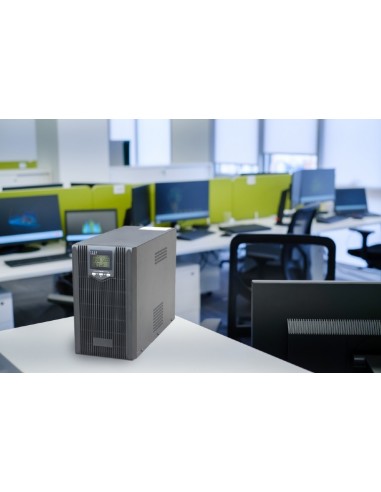 Gembird EG-UPS-PS1000-01 sistema de alimentación ininterrumpida (UPS) Línea interactiva 1 kVA 800 W 4 salidas AC