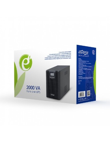 Gembird EG-UPS-PS1000-01 sistema de alimentación ininterrumpida (UPS) Línea interactiva 1 kVA 800 W 4 salidas AC