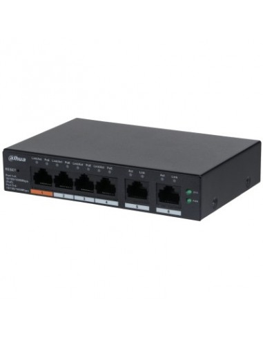 Dahua Technology DH-CS4006-4GT-60 switch Gestionado L2 Gigabit Ethernet (10 100 1000) Energía sobre Ethernet (PoE) Negro