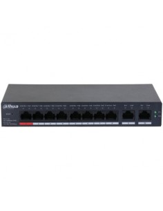 Dahua Technology DH-CS4010-8ET-110 switch Gestionado L2 Fast Ethernet (10 100) Energía sobre Ethernet (PoE) Negro 2