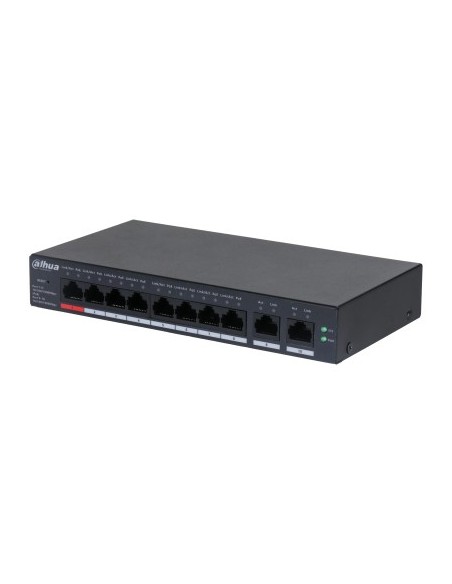Dahua Technology DH-CS4010-8GT-110 switch Gestionado L2 Gigabit Ethernet (10 100 1000) Energía sobre Ethernet (PoE) Negro