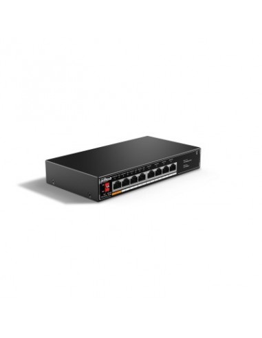 Dahua Technology PoE SF1008LP No administrado L2 Fast Ethernet (10 100) Energía sobre Ethernet (PoE) Negro