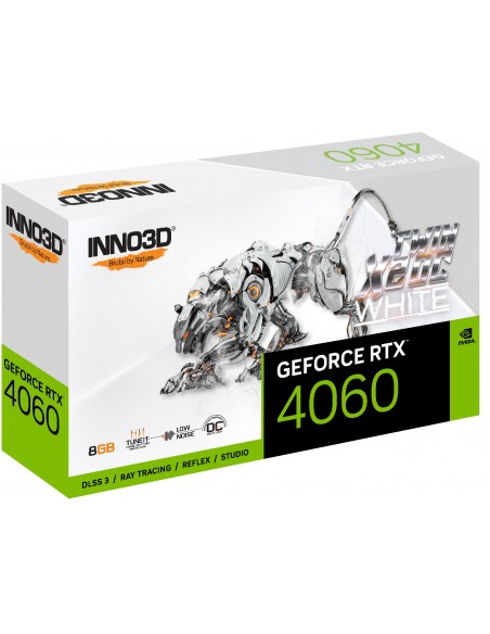 Inno3D N40602-08D6X-173051W tarjeta gráfica NVIDIA GeForce RTX 4060 8 GB GDDR6